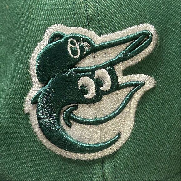 Baltimore Orioles Green Melonwear Adjustable Baseball Cap Bryn Mawr Edition - Picture 5 of 9
